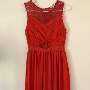 Red giani bini dress